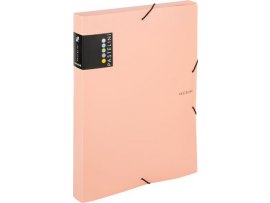 Box na spisy A4 s gumou PASTELINI - oranžová
