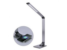 Lampa LED stmívatelná - šedá
