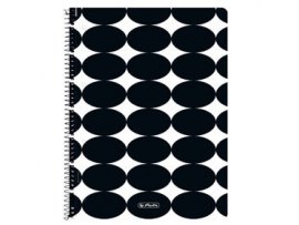 Blok Herlitz Just Black - A4 / čtvereček Blok Herlitz Just Black - A4 / čtvereček