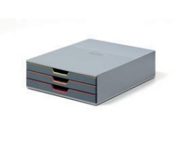 Zásuvkový box VARICOLOR® - 3 zásuvky / šedá