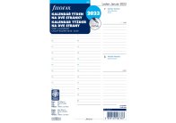 Náhradní vložka do diářů Filofax - kalendář A5 2023 týden / 2 strany Náhradní vložka do diářů Filofax - kalendář A5 2023 týden / 2 strany