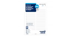 Náhradní vložka do diářů Filofax - kalendář A5 2023 / denní