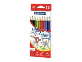 Pastelky Centropen ERGO - 12 barev Pastelky Centropen ERGO - 12 barev