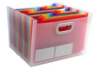 Stolní organizér Exacompta Crystal - A4 / 24 přihrádek Stolní organizér Exacompta Crystal - A4 / 24 přihrádek