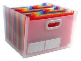 Stolní organizér Exacompta Crystal - A4 / 24 přihrádek Stolní organizér Exacompta Crystal - A4 / 24 přihrádek