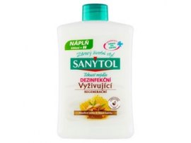 Mýdlo dezinfekční Sanytol - náplň vyživující / 500 ml Mýdlo dezinfekční Sanytol - náplň vyživující / 500 ml