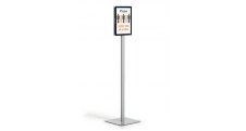 Podlahový stojan Durable INFO STAND BASIC - A4 / antracitová