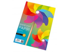 Barevný papír A4 - 80 g / 50 listů / černá Barevný papír A4 - 80 g / 50 listů / černá