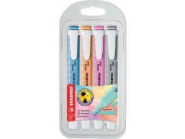 Zvýrazňovač STABILO® SWING COOL Pastel / sada 4 ks Zvýrazňovač STABILO® SWING COOL Pastel / sada 4 ks