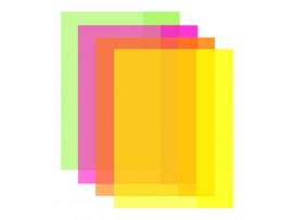 Obaly na sešity LUMA NEON - A5 / barevný mix / 10 ks Obaly na sešity LUMA NEON - A5 / barevný mix / 10 ks