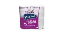 Toletní papír Big Soft Violet - dvouvstvý / bílá