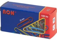 Dopisní spony RON barevné - 32 mm / 100 ks Dopisní spony RON barevné - 32 mm / 100 ks