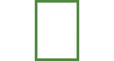 Magnetický informační rámeček LEAN - A4 / 230 x 317 mm / zelená / 10 ks