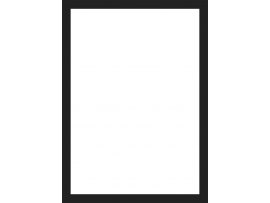 Magnetický informační rámeček LEAN - A4 / 230 x 317 mm / černá / 10 ks