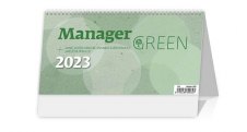 Kalendář stolní pracovní - Manager Green / S58