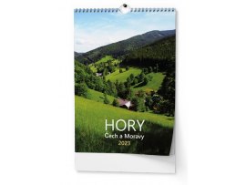 Kalendář nástěnný - Hory Čech a Moravy / BNG5
