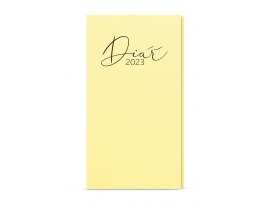 Diář PASTELO - týdenní kapesní / žlutá