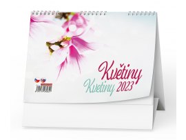 Kalendář stolní obrázkový Květiny / BSF7