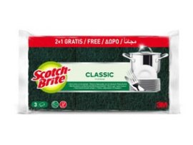 Houba na nádobí 3M Scotch Brite - 2 + 1 zdarma