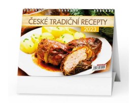 Kalendář stolní obrázkový České tradiční recepty / BSD8