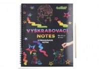 Vyškrabovací notes / 26x19 cm / 10 listů Vyškrabovací notes / 26x19 cm / 10 listů