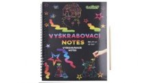 Vyškrabovací notes / 26x19 cm / 10 listů