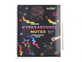 Vyškrabovací notes / 26x19 cm / 10 listů Vyškrabovací notes / 26x19 cm / 10 listů