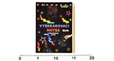 Vyškrabovací notes / 14x10 cm / 12 listů