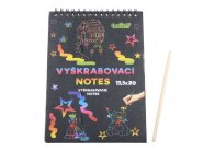 Vyškrabovací notes / 20x13,5 cm / 12 listů Vyškrabovací notes / 20x13,5 cm / 12 listů