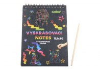 Vyškrabovací notes / 20x13,5 cm / 12 listů