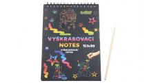 Vyškrabovací notes / 20x13,5 cm / 12 listů