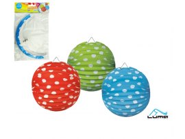 Lampion kulatý 15 cm / mix puntík Lampion kulatý 15 cm / mix puntík