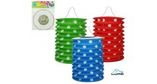 Lampion roztahovací 15 cm / mix puntík