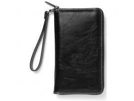 Diář Filofax Compact Malden Zip - osobní / černá Diář Filofax Compact Malden Zip - osobní / černá