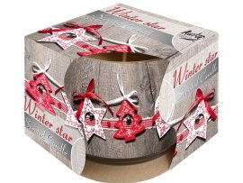 Vonná svíčka vánoční - Zimní hvězda Vonná svíčka vánoční - Zimní hvězda
