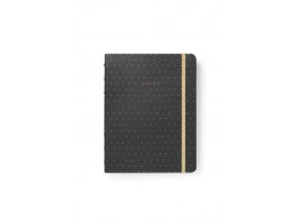 Blok Filofax Notebook Moonlight černá - A5/56l Blok Filofax Notebook Moonlight černá - A5/56l
