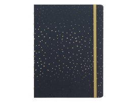 Blok Filofax Notebook Confetti charcoal - A5/56l Blok Filofax Notebook Confetti charcoal - A5/56l