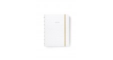 Blok Filofax Notebook Moonlight bílá - A5/56l