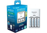 Nabíječka baterií Eneloop 4xAAA Panasonic - bílá Nabíječka baterií Eneloop 4xAAA Panasonic - bílá