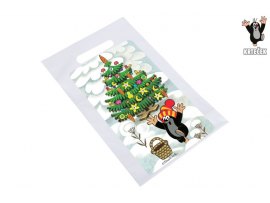 Vánoční taška Krtek S / 20,5 x 34 cm Vánoční taška Krtek S / 20,5 x 34 cm