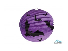 Lampion kulatý - netopýr / 25cm Lampion kulatý - netopýr / 25cm