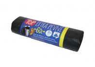 Pytle do koše Vipor Top stahovací - 60x70cm / 60l / 35my / 10ks / černá / extra pevné