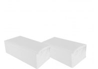 Papírové ručníky skládané Z-Z PrimaSOFT bílé / 1-vrstvé / 250 ks