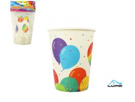 Papírový kelímek Happy Birthday / 250 ml / 6ks