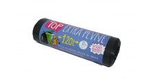 Pytle do koše Vipor Top - 70x110 cm / 120 l / 35 my / 10 ks / černá / extra pevné