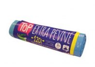 Pytle na odpad Vipor Top stahovací - 70x110cm / 120l / 35my / 10ks / modrá