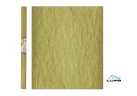 Krepový papír zlatý / 200x50cm Krepový papír zlatý / 200x50cm