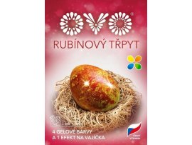 Gelové barvy a vajíčka OVO® - efekt rubínový třpyt Gelové barvy a vajíčka OVO® - efekt rubínový třpyt
