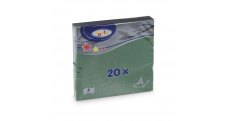 Wimex papírové ubrousky zelené 3-vrstvé 33 cm x 33 cm 20 ks