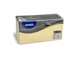 Wimex papírové ubrousky koktejlové béžové 2-vrstvé 24 cm x 24 cm 250ks
